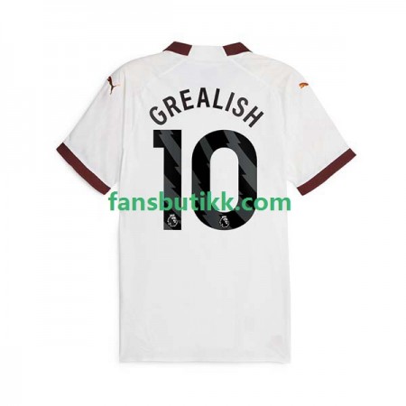 Fotballdrakt Manchester City Jack Grealish 10 Bortetrøye 2023-2024 Kortermet